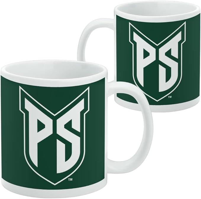 Portland State University Primary Logo Ceramic Coffee Mug, Novelty Gift Mugs for Coffee, Tea and Hot Drinks, 11oz, White