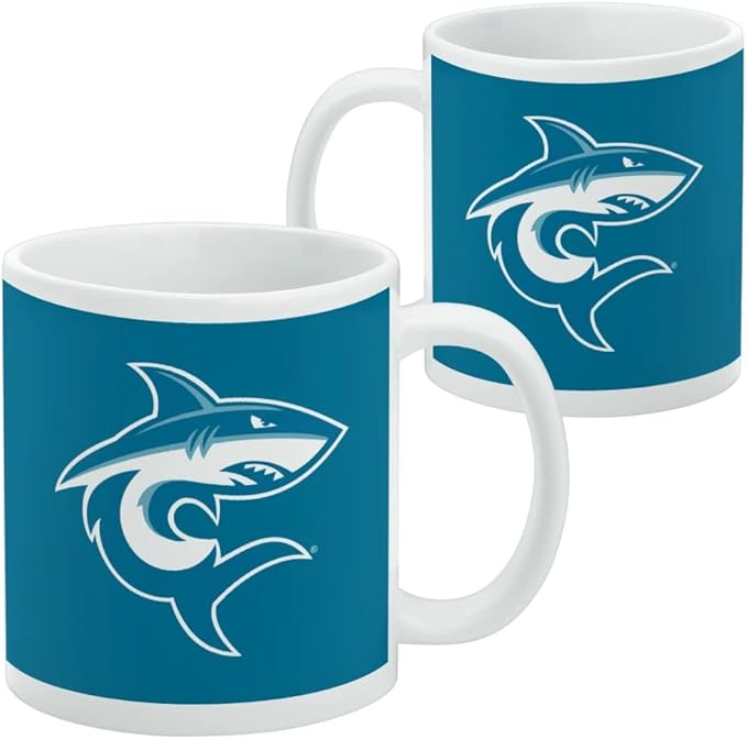 Hawaii Pacific University Primary Logo Ceramic Coffee Mug, Novelty Gift Mugs for Coffee, Tea and Hot Drinks, 11oz, White