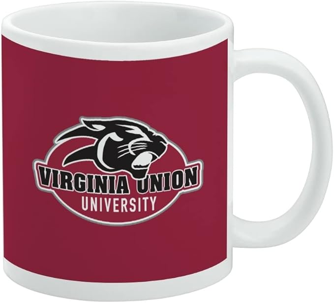 Virginia Union University Primary Logo Ceramic Coffee Mug, Novelty Gift Mugs for Coffee, Tea and Hot Drinks, 11oz, White
