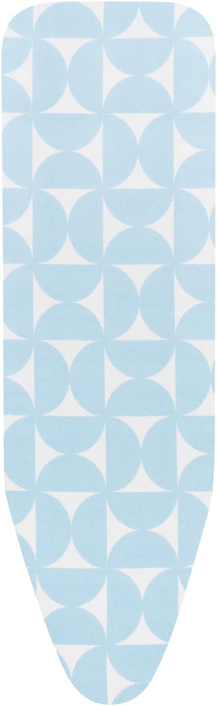 Brabantia Size A (43 x 12 inches) Replacement Ironing Board Cover with Durable Foam Layer (Fresh Breeze) Easy-Fit, 100% Cotton