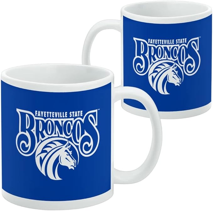 Fayetteville State Primary Logo Ceramic Coffee Mug, Novelty Gift Mugs for Coffee, Tea and Hot Drinks, 11oz, White