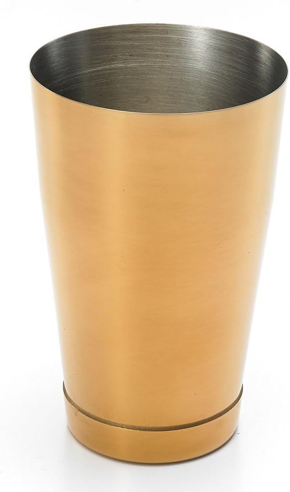 Barfly - M37007GD Barfly Cocktail Tin, Small 18 oz (532 ml), Gold