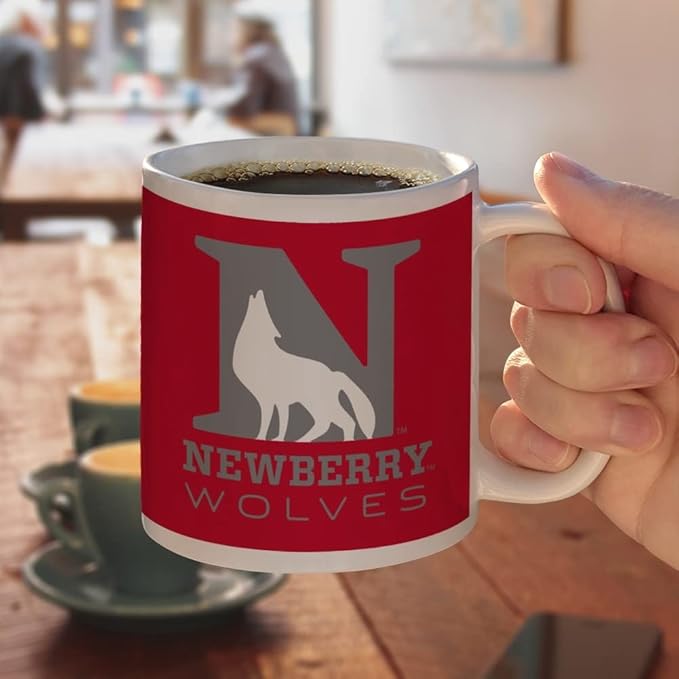 Newberry College Primary Logo Ceramic Coffee Mug, Novelty Gift Mugs for Coffee, Tea and Hot Drinks, 11oz, White