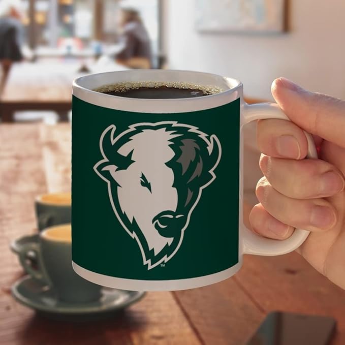 Williston State College Primary Logo Ceramic Coffee Mug, Novelty Gift Mugs for Coffee, Tea and Hot Drinks, 11oz, White