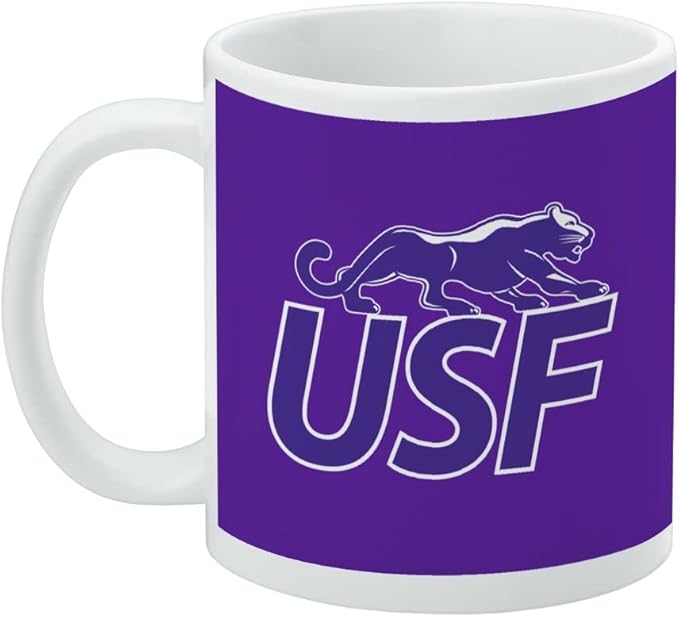 University of Sioux Falls Primary Logo Ceramic Coffee Mug, Novelty Gift Mugs for Coffee, Tea and Hot Drinks, 11oz, White