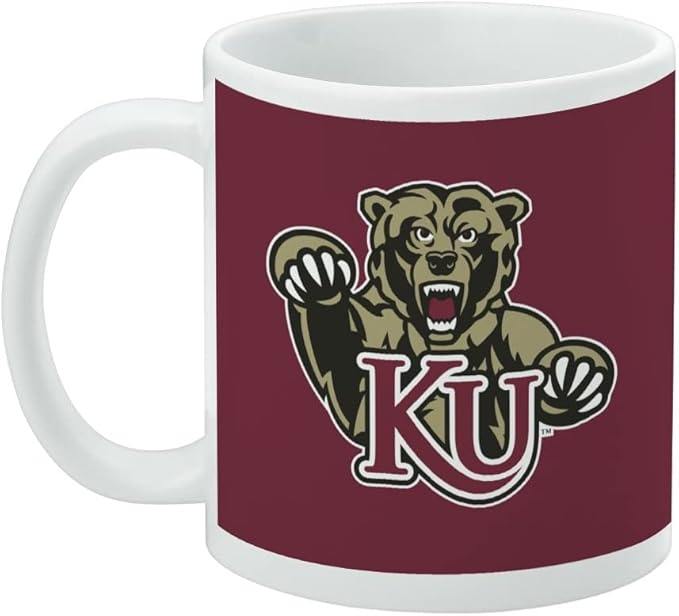 Kutztown Primary Logo Ceramic Coffee Mug, Novelty Gift Mugs for Coffee, Tea and Hot Drinks, 11oz, White