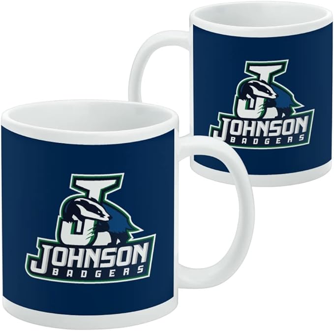 Northern Vermont University Primary Logo Ceramic Coffee Mug, Novelty Gift Mugs for Coffee, Tea and Hot Drinks, 11oz, White