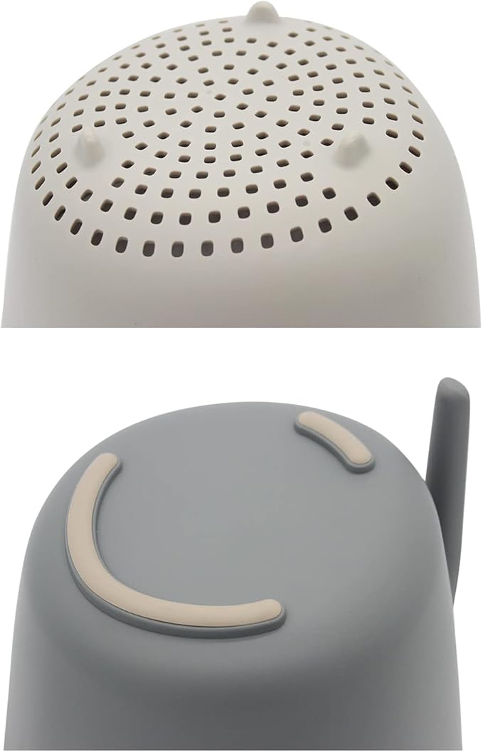 Kitchen Colander and Strainer Bowls Set,2 in 1 Fruit Vegetable Washing Basket for Soaking,Draining Pasta,Rice,Quinoa,Small Grains and Food Mixing-4.5Quart