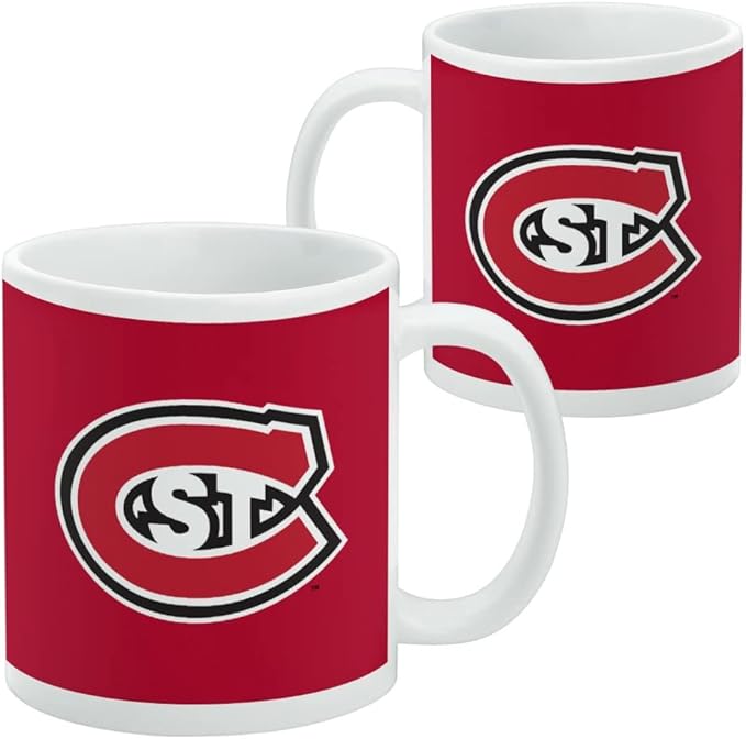 St. Cloud State University Primary Logo Ceramic Coffee Mug, Novelty Gift Mugs for Coffee, Tea and Hot Drinks, 11oz, White