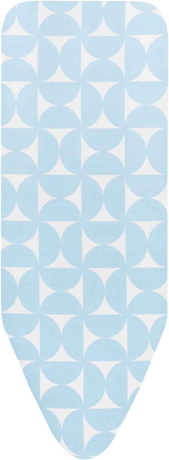Brabantia Size C (49 x 18 inches) Replacement Ironing Board Cover with Thick Foam & Felt Padding (Fresh Breeze) Easy-Fit, 100% Cotton
