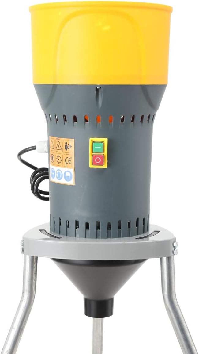 6.6gal Electric Grain Mill, Dry Food Mill, Farm Home Wheat Grinder for Spice Rice Feed Flour Cereals, w/ 5 Sizes Sieves & Tripod
