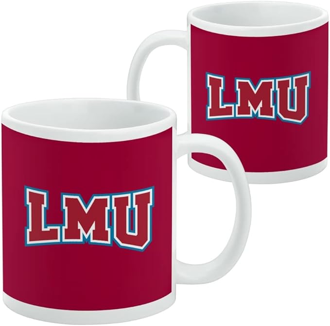 Loyola Marymount University Primary Logo Ceramic Coffee Mug, Novelty Gift Mugs for Coffee, Tea and Hot Drinks, 11oz, White