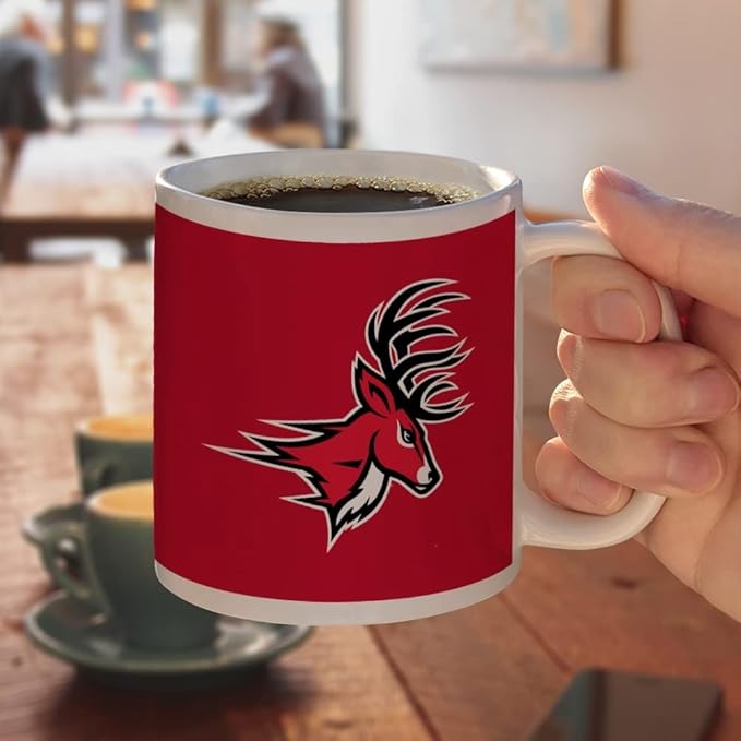 Fairfield University Primary Logo Ceramic Coffee Mug, Novelty Gift Mugs for Coffee, Tea and Hot Drinks, 11oz, White