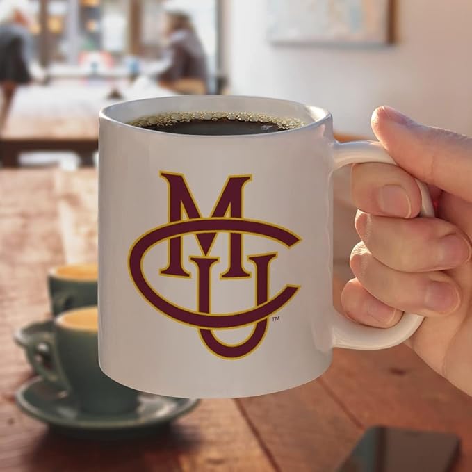 Colorado Mesa University Primary Ceramic Coffee Mug, Novelty Gift Mugs for Coffee, Tea and Hot Drinks, 11oz, White
