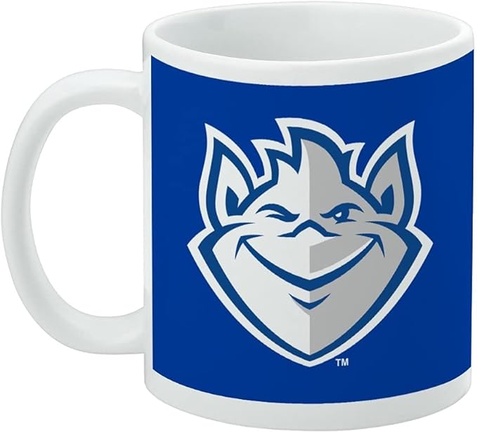Saint Louis University Billiken Logo Ceramic Coffee Mug, Novelty Gift Mugs for Coffee, Tea and Hot Drinks, 11oz, White