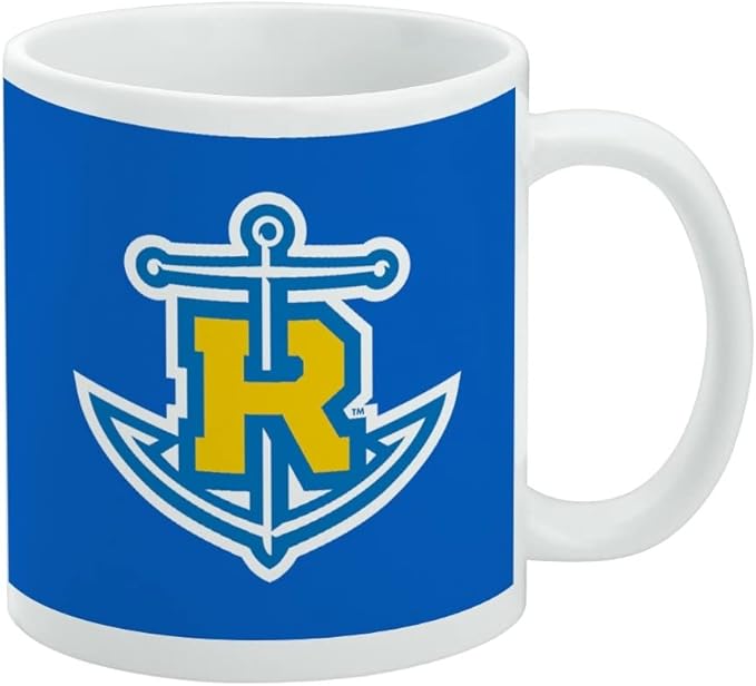 Rollins College Primary Logo Ceramic Coffee Mug, Novelty Gift Mugs for Coffee, Tea and Hot Drinks, 11oz, White