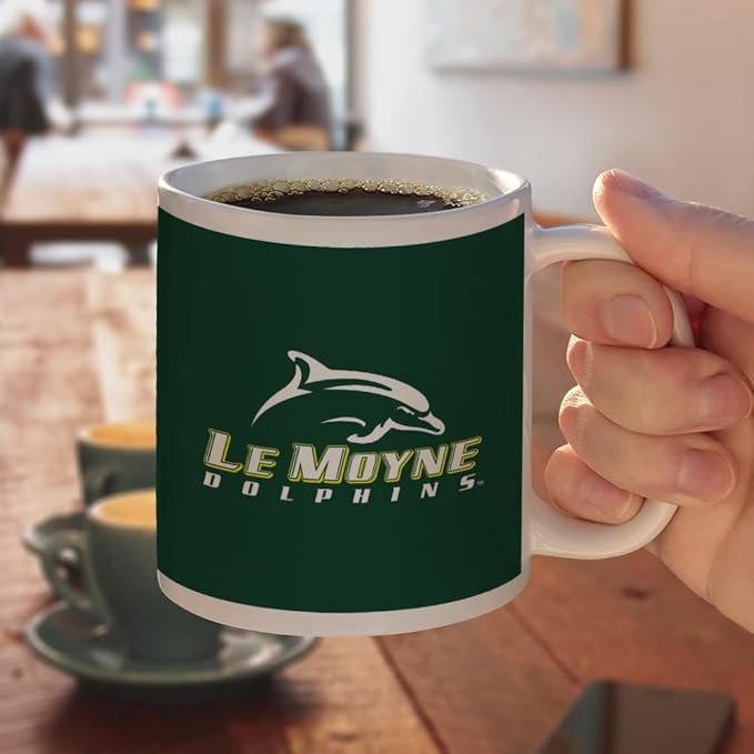 Le Moyne College Primary Logo Ceramic Coffee Mug, Novelty Gift Mugs for Coffee, Tea and Hot Drinks, 11oz, White