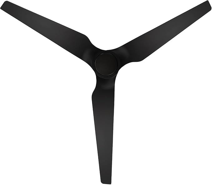 WAC F-056-MB Stella 60" Outdoor Ceiling Fan with Remote Control, Matte Black