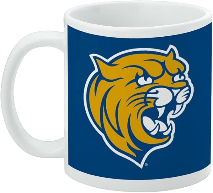 Johnson & Wales University Primary Logo Ceramic Coffee Mug, Novelty Gift Mugs for Coffee, Tea and Hot Drinks, 11oz, White