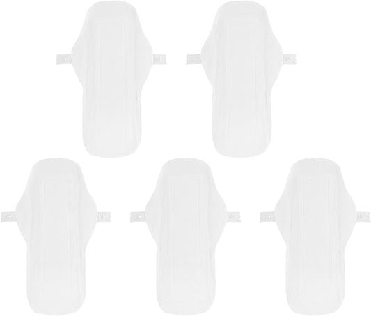 5pcs Menstrual Pads Reusable Washable Washable Cotton Cloth Sanitary Towels Soft Absorbent Liners Women Period Pads for Menstrual Flow Incontinence
