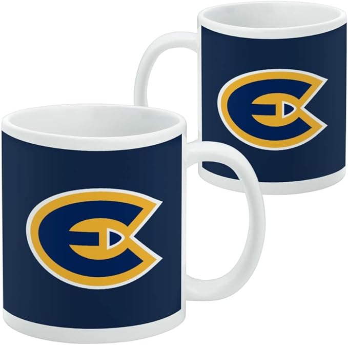 University of Wisconsin-Eau Claire Primary Logo Ceramic Coffee Mug, Novelty Gift Mugs for Coffee, Tea and Hot Drinks, 11oz, White