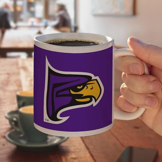 Hunter College Primary Logo Ceramic Coffee Mug, Novelty Gift Mugs for Coffee, Tea and Hot Drinks, 11oz, White