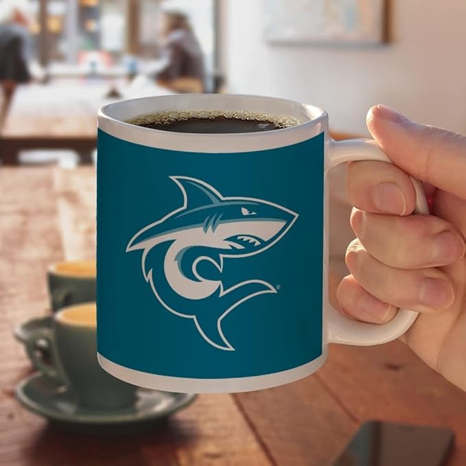 Hawaii Pacific University Primary Logo Ceramic Coffee Mug, Novelty Gift Mugs for Coffee, Tea and Hot Drinks, 11oz, White
