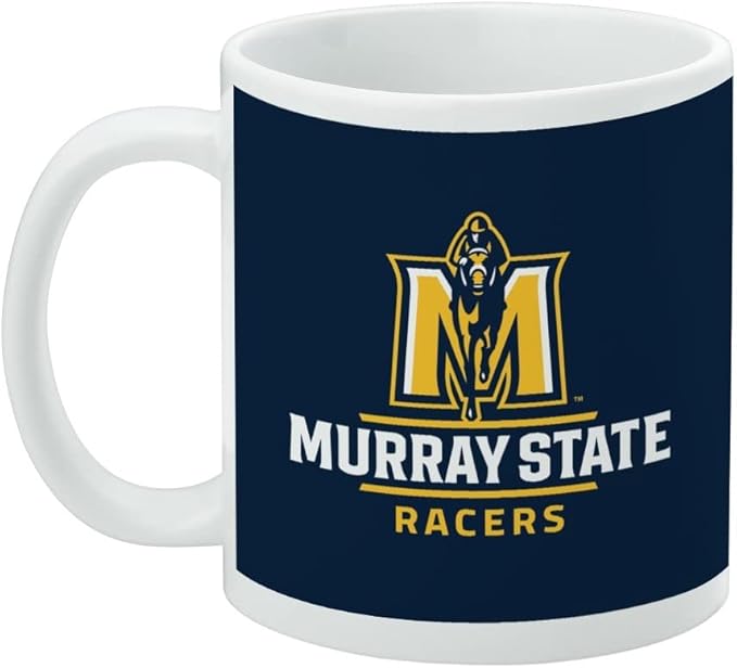 Murray State University Primary Logo Ceramic Coffee Mug, Novelty Gift Mugs for Coffee, Tea and Hot Drinks, 11oz, White