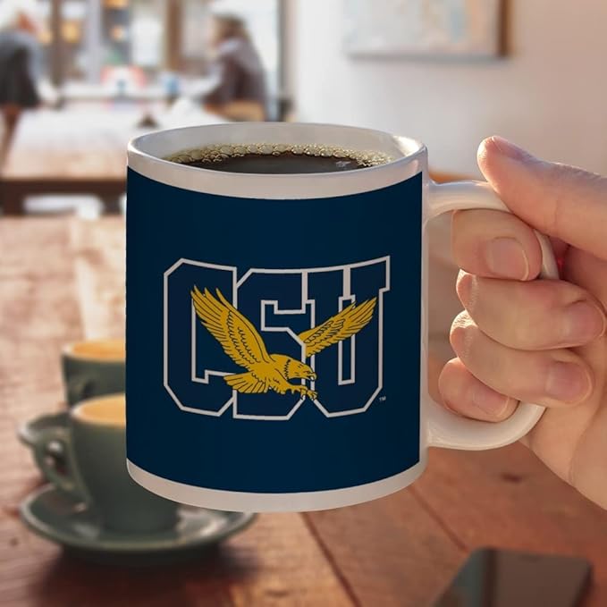 Coppin State University Primary Logo Ceramic Coffee Mug, Novelty Gift Mugs for Coffee, Tea and Hot Drinks, 11oz, White