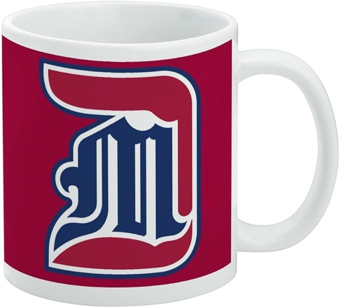 University of Detroit Mercy Primary Logo Ceramic Coffee Mug, Novelty Gift Mugs for Coffee, Tea and Hot Drinks, 11oz, White