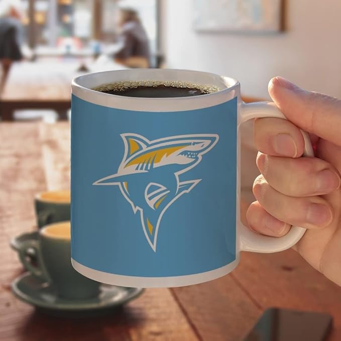 Long Island University Primary Logo Ceramic Coffee Mug, Novelty Gift Mugs for Coffee, Tea and Hot Drinks, 11oz, White