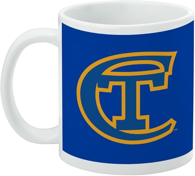 New York City College of Technology Primary Logo Ceramic Coffee Mug, Novelty Gift Mugs for Coffee, Tea and Hot Drinks, 11oz, White