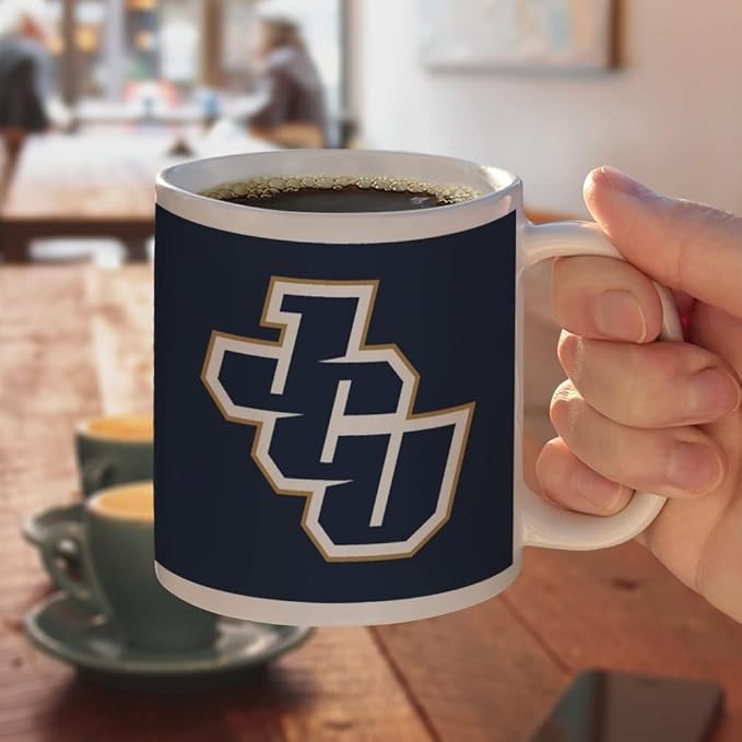 John Carroll University Primary Logo Ceramic Coffee Mug, Novelty Gift Mugs for Coffee, Tea and Hot Drinks, 11oz, White