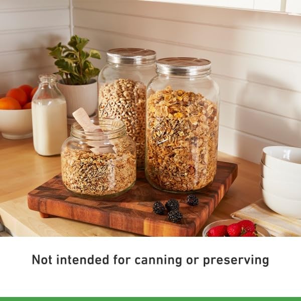Ball Decorative Glass Mason Jar Variation (64 Ounce (Pack of 8))