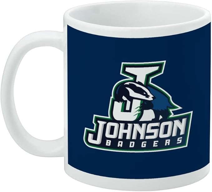 Northern Vermont University Primary Logo Ceramic Coffee Mug, Novelty Gift Mugs for Coffee, Tea and Hot Drinks, 11oz, White