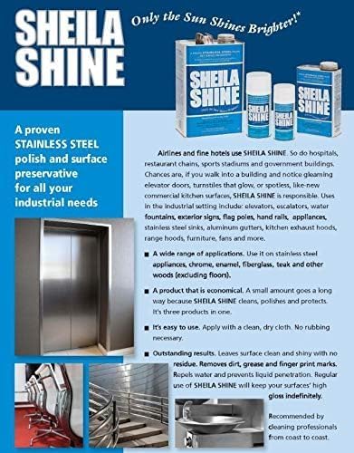 12 x 10oz Stainless Steel Cleaner and Polish - Cleans, Polishes & Protects Kitchen Appliances, Refrigerators, Sinks, Ovens & Grills - Residue, Streak Free Shine - Spray Polish Stainless Steel Cleaner