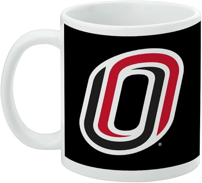 Omaha Primary Logo Ceramic Coffee Mug, Novelty Gift Mugs for Coffee, Tea and Hot Drinks, 11oz, White