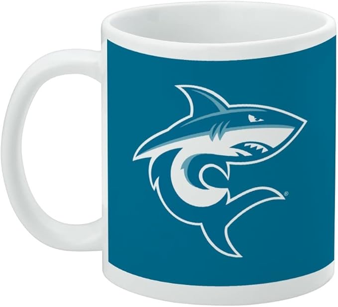 Hawaii Pacific University Primary Logo Ceramic Coffee Mug, Novelty Gift Mugs for Coffee, Tea and Hot Drinks, 11oz, White