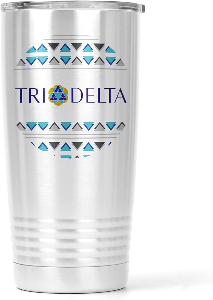 Sorority Stainless Steel Tumbler - 20oz - Ringed Base (#5)