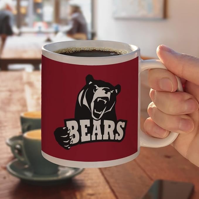Lenoir-Rhyne University Primary Logo Ceramic Coffee Mug, Novelty Gift Mugs for Coffee, Tea and Hot Drinks, 11oz, White