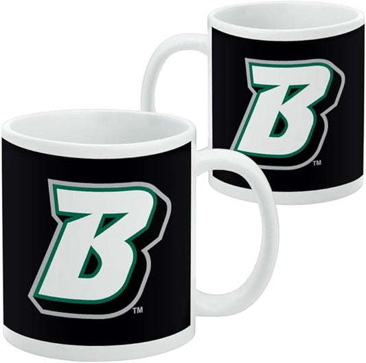 Binghamton University Logo Ceramic Coffee Mug, Novelty Gift Mugs for Coffee, Tea and Hot Drinks, 11oz, White