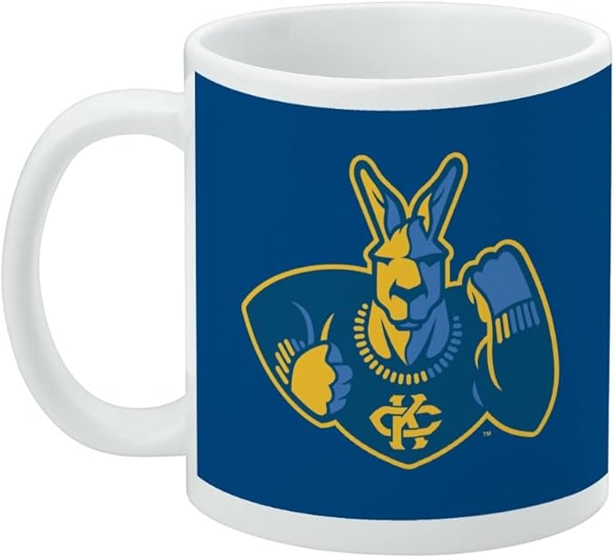 University of Missouri - Kansas City Primary Logo Ceramic Coffee Mug, Novelty Gift Mugs for Coffee, Tea and Hot Drinks, 11oz, White