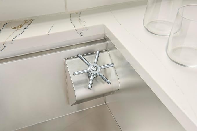 Ruvati 32-inch Undermount 16 Gauge Stainless Steel Kitchen Sink Single Bowl – Glass Rinser Workstation Ledge with Cutting Board, Bottle & Cup Washer, Modern Stainless Finish – RVH8512