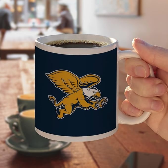 Canisius College Primary Logo Ceramic Coffee Mug, Novelty Gift Mugs for Coffee, Tea and Hot Drinks, 11oz, White