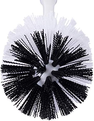 Fuller Brush Toilet Bowl Brush in Caddy Set – 16-Inch Long Handle Brush – Heavy Duty Dome Tufted Bristles, Rubberized Non-Slip Grip, Bathroom, Rim, Trap Cleaner (Pack of 4)