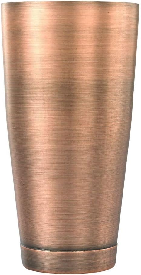 Barfly Cocktail Tin, Large 28 oz (828 ml), Antique Copper