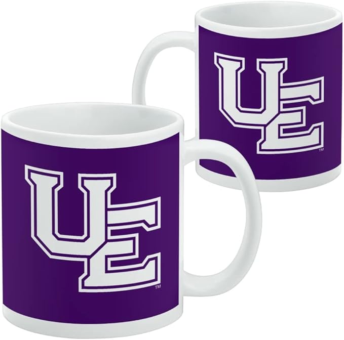University of Evansville Primary Logo Ceramic Coffee Mug, Novelty Gift Mugs for Coffee, Tea and Hot Drinks, 11oz, White