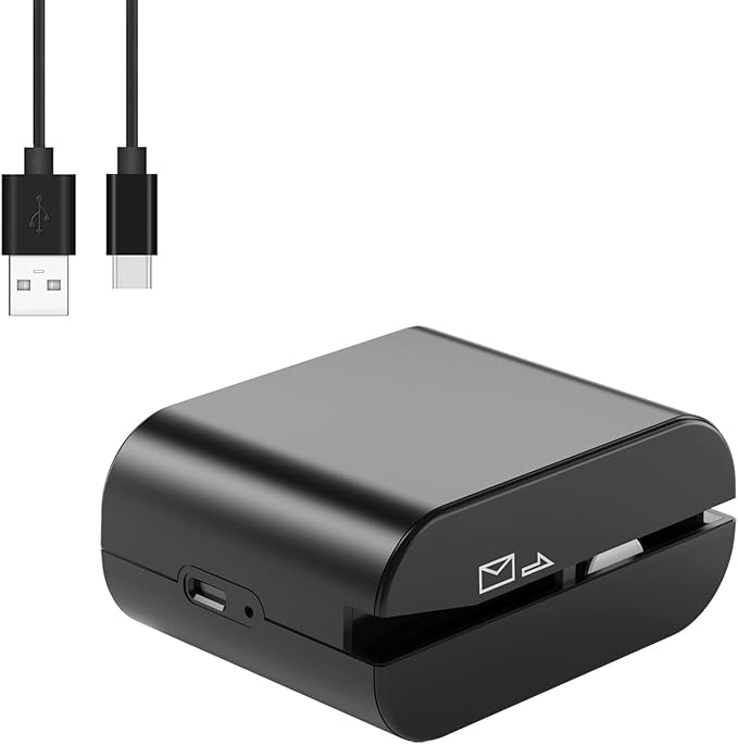 Rechargeable Electric Letter Opener - Automatic Letter Opener Envelope Slitter, Electric Envelope Opener, Letter Opener Envelope Slitter for Universal Mail and Envelopes
