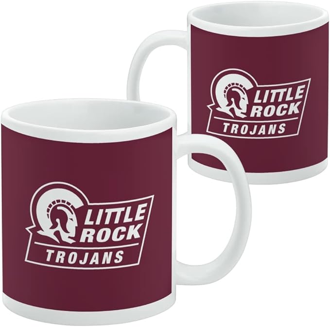 University of Arkansas at Little Rock Primary Logo Ceramic Coffee Mug, Novelty Gift Mugs for Coffee, Tea and Hot Drinks, 11oz, White