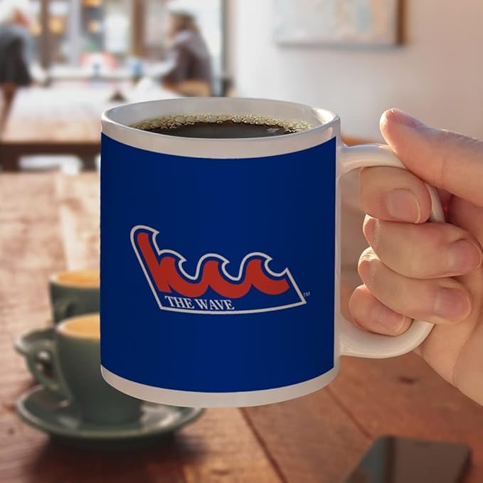 Kingsborough Community College Primary Logo Ceramic Coffee Mug, Novelty Gift Mugs for Coffee, Tea and Hot Drinks, 11oz, White